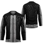 New Zealand Maori Kowhaiwhai Hockey Jersey Pango Maui and Mangopare - Aussie Hoodie