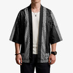 New Zealand Maori Kowhaiwhai Kimono Pango Maui and Mangopare - Aussie Hoodie