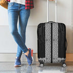 New Zealand Maori Kowhaiwhai Luggage Cover Pango Maui and Mangopare