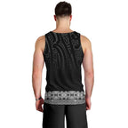 New Zealand Maori Kowhaiwhai Men Tank Top Pango Maui and Mangopare