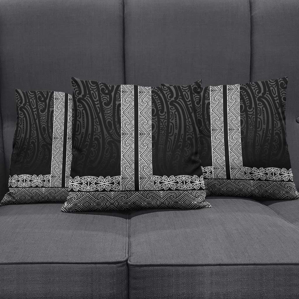New Zealand Maori Kowhaiwhai Pillow Cover Pango Maui and Mangopare - Aussie Hoodie