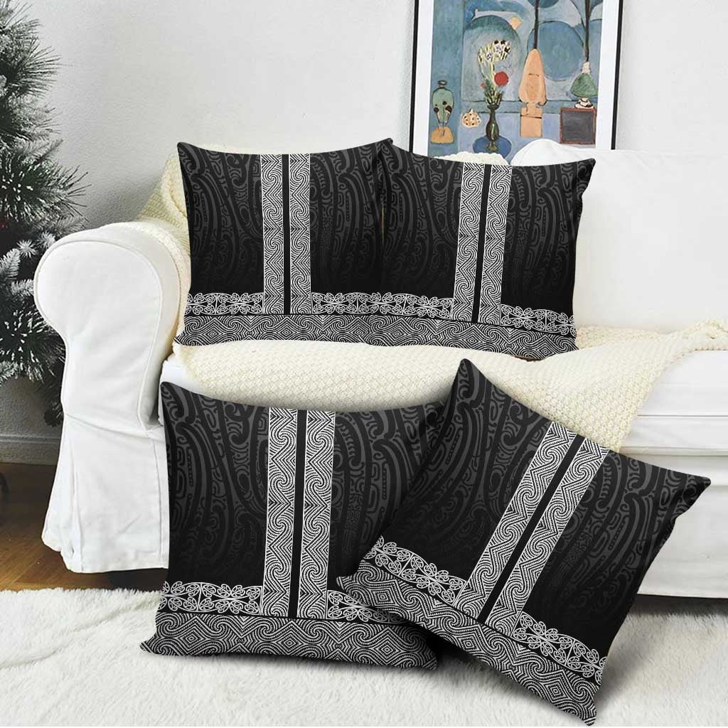New Zealand Maori Kowhaiwhai Pillow Cover Pango Maui and Mangopare - Aussie Hoodie