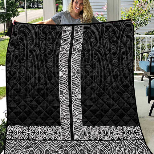 New Zealand Maori Kowhaiwhai Quilt Pango Maui and Mangopare
