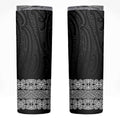 New Zealand Maori Kowhaiwhai Skinny Tumbler Pango Maui and Mangopare
