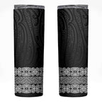 New Zealand Maori Kowhaiwhai Skinny Tumbler Pango Maui and Mangopare