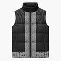 New Zealand Maori Kowhaiwhai Sleeveless Puffer Jacket Pango Maui and Mangopare - Aussie Hoodie