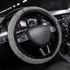 New Zealand Maori Kowhaiwhai Steering Wheel Cover Pango Maui and Mangopare