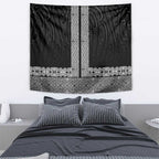 New Zealand Maori Kowhaiwhai Tapestry Pango Maui and Mangopare