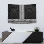 New Zealand Maori Kowhaiwhai Tapestry Pango Maui and Mangopare