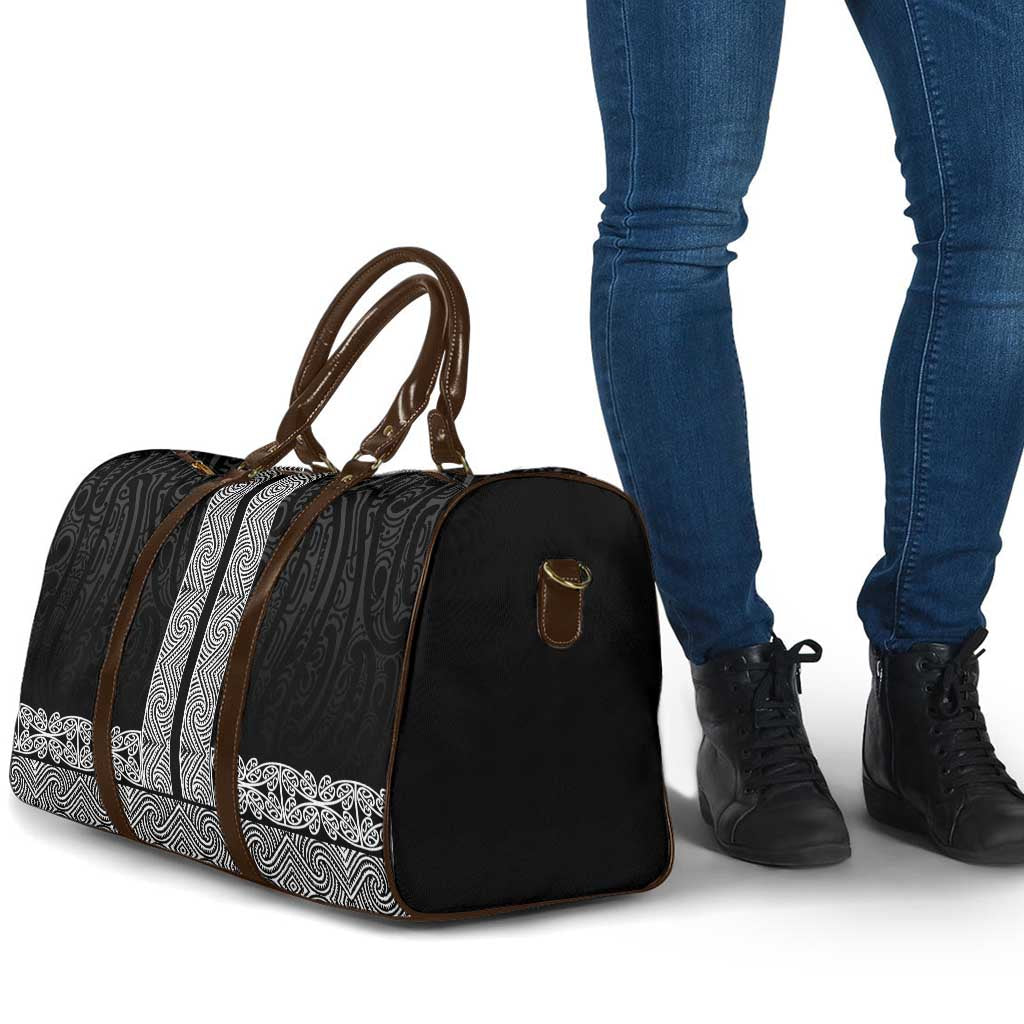 New Zealand Maori Kowhaiwhai Travel Bag Pango Maui and Mangopare - Aussie Hoodie
