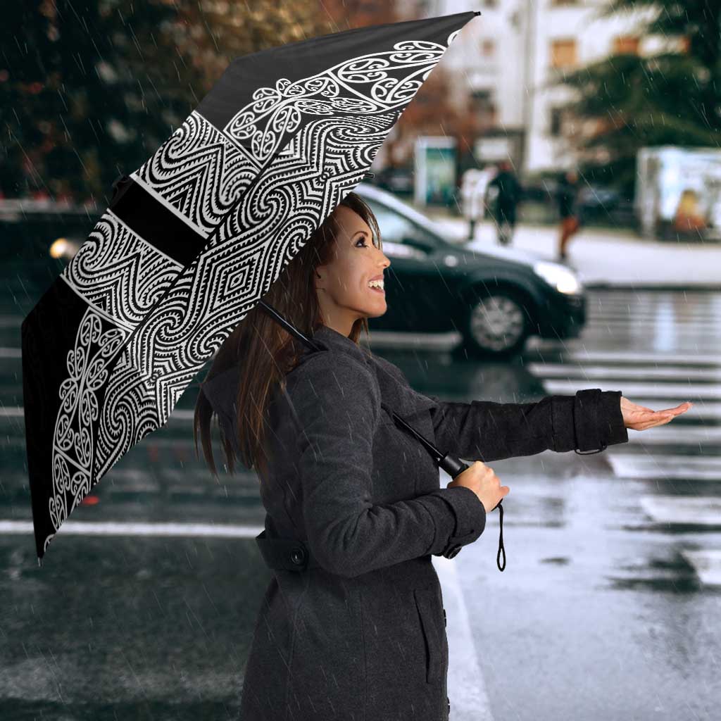 New Zealand Maori Kowhaiwhai Umbrella Pango Maui and Mangopare - Aussie Hoodie