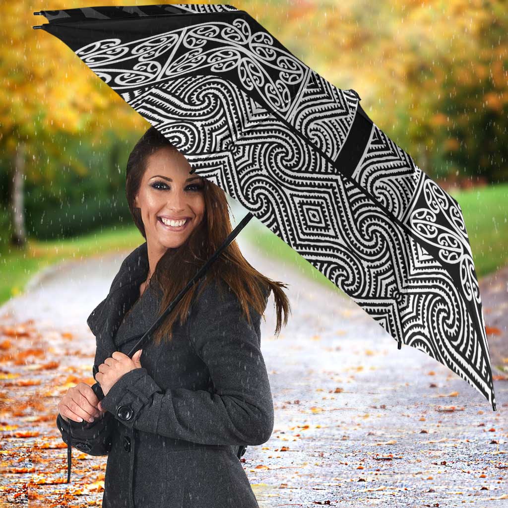 New Zealand Maori Kowhaiwhai Umbrella Pango Maui and Mangopare - Aussie Hoodie