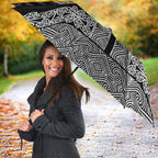 New Zealand Maori Kowhaiwhai Umbrella Pango Maui and Mangopare - Aussie Hoodie