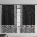 New Zealand Maori Kowhaiwhai Window Curtain Pango Maui and Mangopare