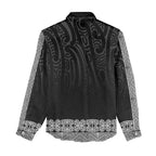 New Zealand Maori Kowhaiwhai Women Casual Shirt Pango Maui and Mangopare