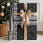 New Zealand Maori Kowhaiwhai Wrapping Paper Pango Maui and Mangopare - Aussie Hoodie