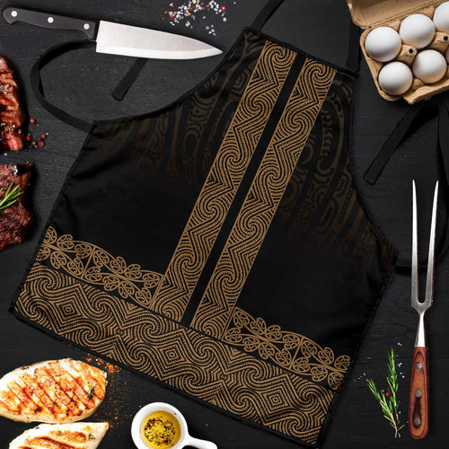 New Zealand Maori Kowhaiwhai Apron Parauri Maui and Mangopare - Aussie Hoodie