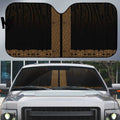 New Zealand Maori Kowhaiwhai Auto Sun Shade Parauri Maui and Mangopare - Aussie Hoodie