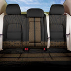 New Zealand Maori Kowhaiwhai Back Car Seat Cover Parauri Maui and Mangopare
