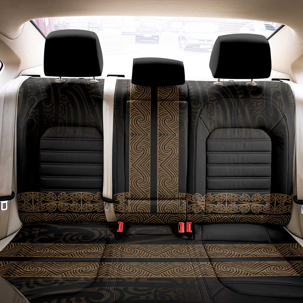New Zealand Maori Kowhaiwhai Back Car Seat Cover Parauri Maui and Mangopare