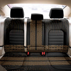 New Zealand Maori Kowhaiwhai Back Car Seat Cover Parauri Maui and Mangopare