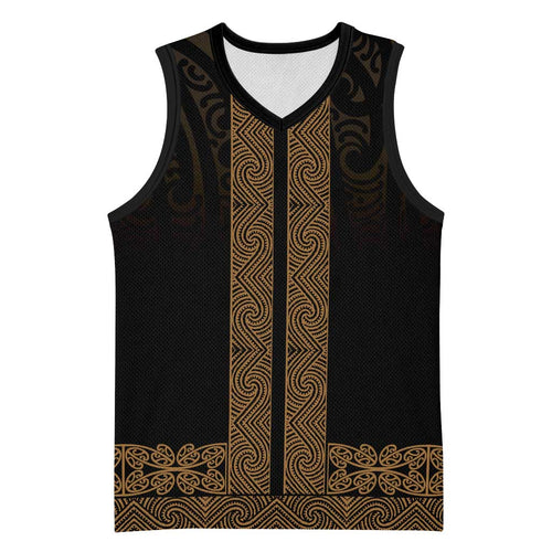 New Zealand Maori Kowhaiwhai Basketball Jersey Parauri Maui and Mangopare - Aussie Hoodie