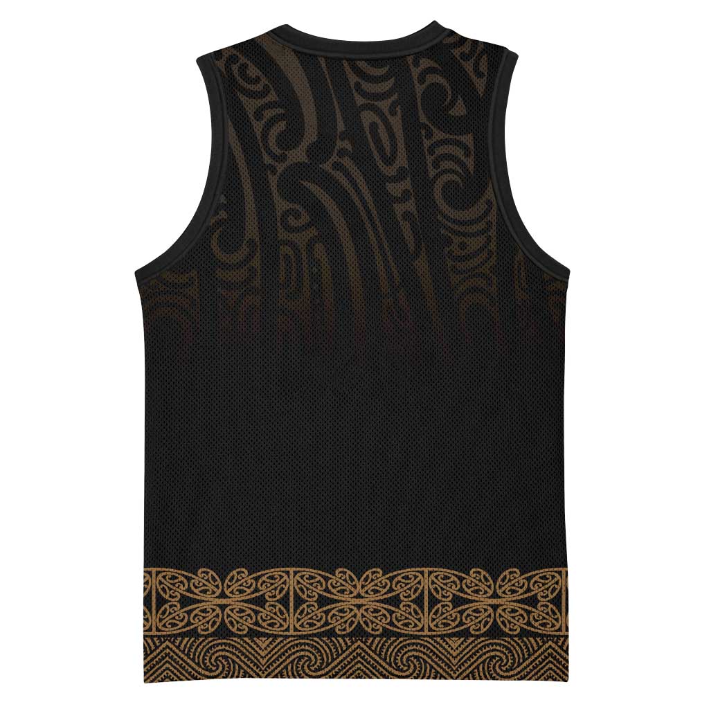 New Zealand Maori Kowhaiwhai Basketball Jersey Parauri Maui and Mangopare - Aussie Hoodie