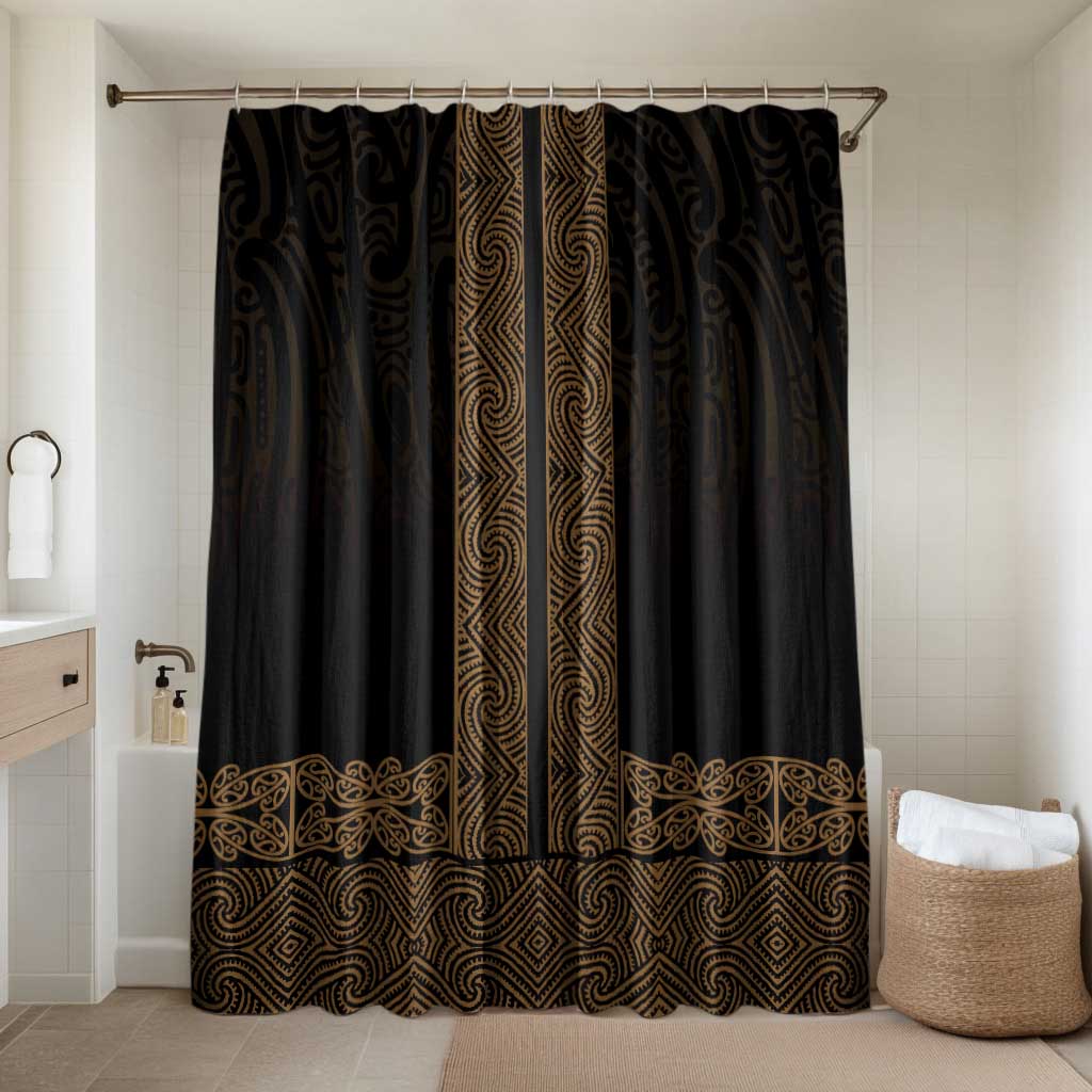 New Zealand Maori Kowhaiwhai Bathroom Set Parauri Maui and Mangopare - Aussie Hoodie