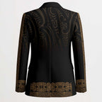 New Zealand Maori Kowhaiwhai Blazer Parauri Maui and Mangopare - Aussie Hoodie
