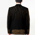 New Zealand Maori Kowhaiwhai Blazer Parauri Maui and Mangopare - Aussie Hoodie