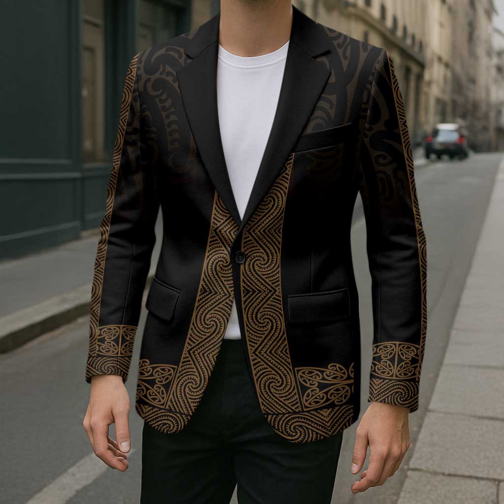 New Zealand Maori Kowhaiwhai Blazer Parauri Maui and Mangopare - Aussie Hoodie