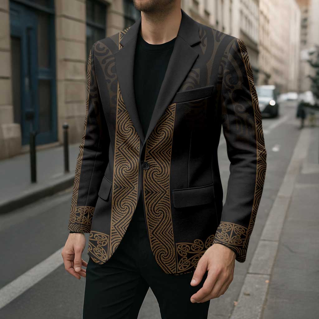 New Zealand Maori Kowhaiwhai Blazer Parauri Maui and Mangopare - Aussie Hoodie