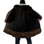 New Zealand Maori Kowhaiwhai Cloak Parauri Maui and Mangopare - Aussie Hoodie
