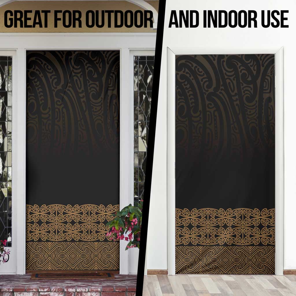 New Zealand Maori Kowhaiwhai Door Cover Parauri Maui and Mangopare - Aussie Hoodie