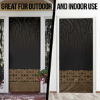 New Zealand Maori Kowhaiwhai Door Cover Parauri Maui and Mangopare - Aussie Hoodie