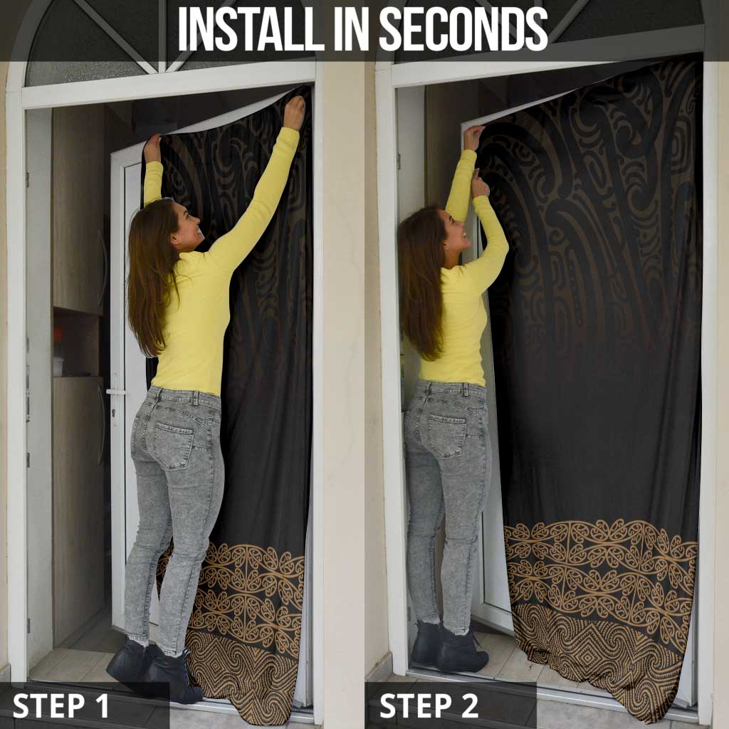 New Zealand Maori Kowhaiwhai Door Cover Parauri Maui and Mangopare - Aussie Hoodie