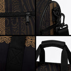 New Zealand Maori Kowhaiwhai Duffle Bag Parauri Maui and Mangopare
