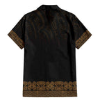 New Zealand Maori Kowhaiwhai Family Matching Mermaid Dress and Hawaiian Shirt Parauri Maui and Mangopare