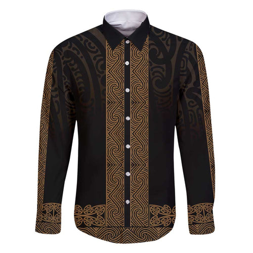 New Zealand Maori Kowhaiwhai Family Matching Short Sleeve Bodycon Dress and Hawaiian Shirt Parauri Maui and Mangopare