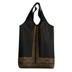 New Zealand Maori Kowhaiwhai Grocery Bag Parauri Maui and Mangopare