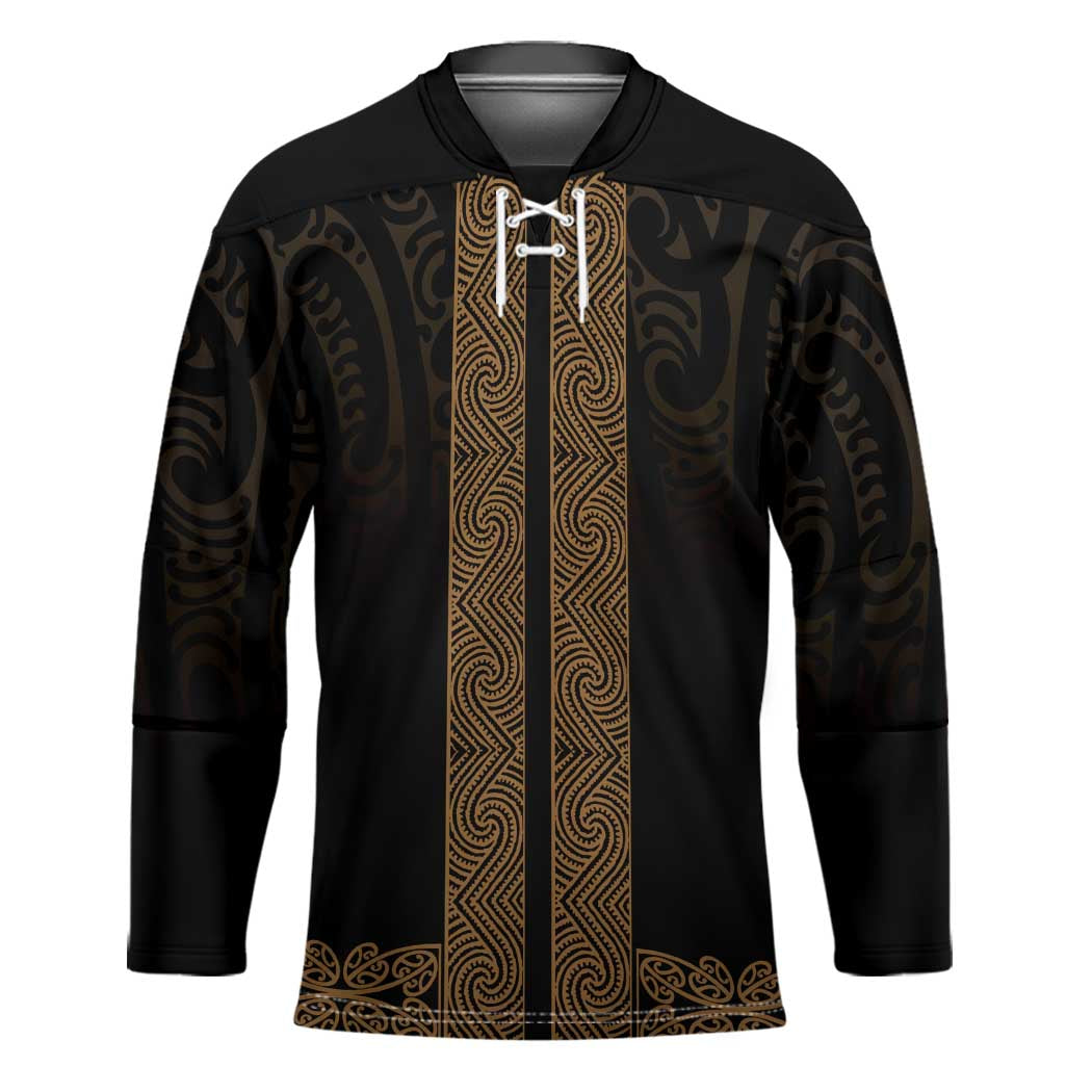 New Zealand Maori Kowhaiwhai Hockey Jersey Parauri Maui and Mangopare - Aussie Hoodie