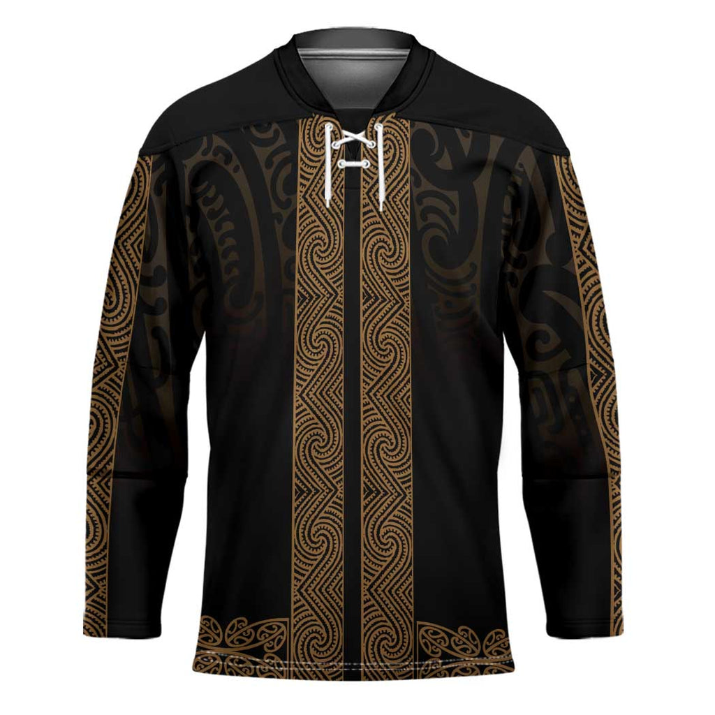 New Zealand Maori Kowhaiwhai Hockey Jersey Parauri Maui and Mangopare - Aussie Hoodie