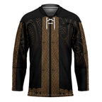 New Zealand Maori Kowhaiwhai Hockey Jersey Parauri Maui and Mangopare - Aussie Hoodie