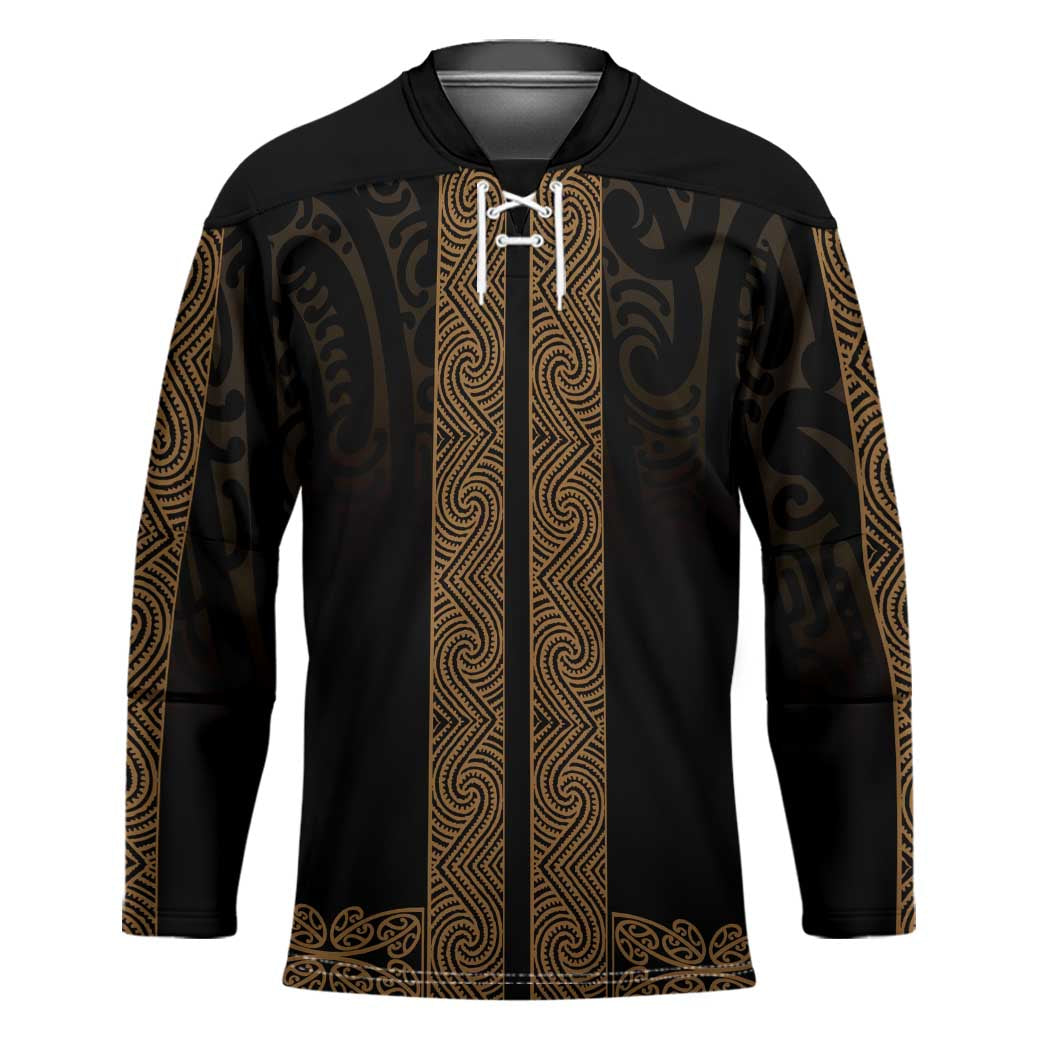 New Zealand Maori Kowhaiwhai Hockey Jersey Parauri Maui and Mangopare - Aussie Hoodie