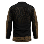 New Zealand Maori Kowhaiwhai Hockey Jersey Parauri Maui and Mangopare - Aussie Hoodie