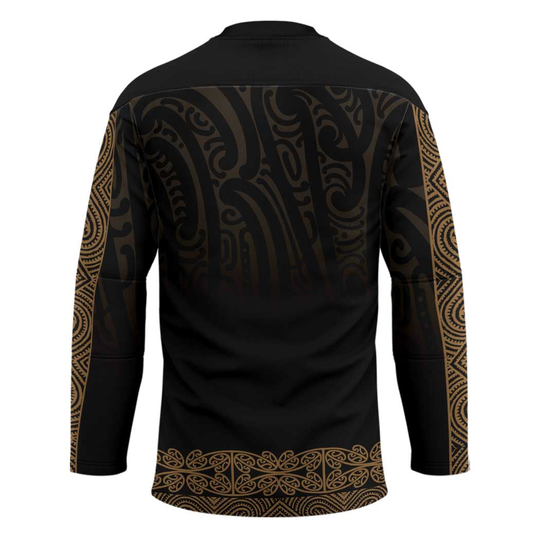 New Zealand Maori Kowhaiwhai Hockey Jersey Parauri Maui and Mangopare - Aussie Hoodie