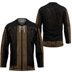 New Zealand Maori Kowhaiwhai Hockey Jersey Parauri Maui and Mangopare - Aussie Hoodie