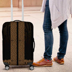 New Zealand Maori Kowhaiwhai Luggage Cover Parauri Maui and Mangopare