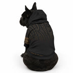 New Zealand Maori Kowhaiwhai Pet Hoodie Parauri Maui and Mangopare