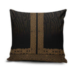 New Zealand Maori Kowhaiwhai Pillow Cover Parauri Maui and Mangopare - Aussie Hoodie